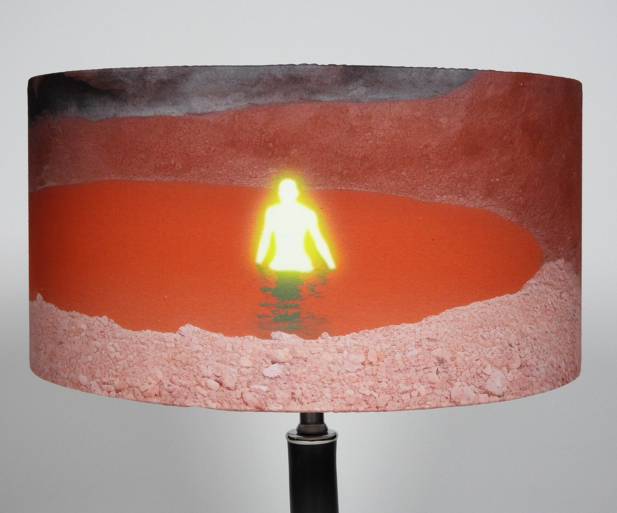 Keramiklampe - Magma-Schirm