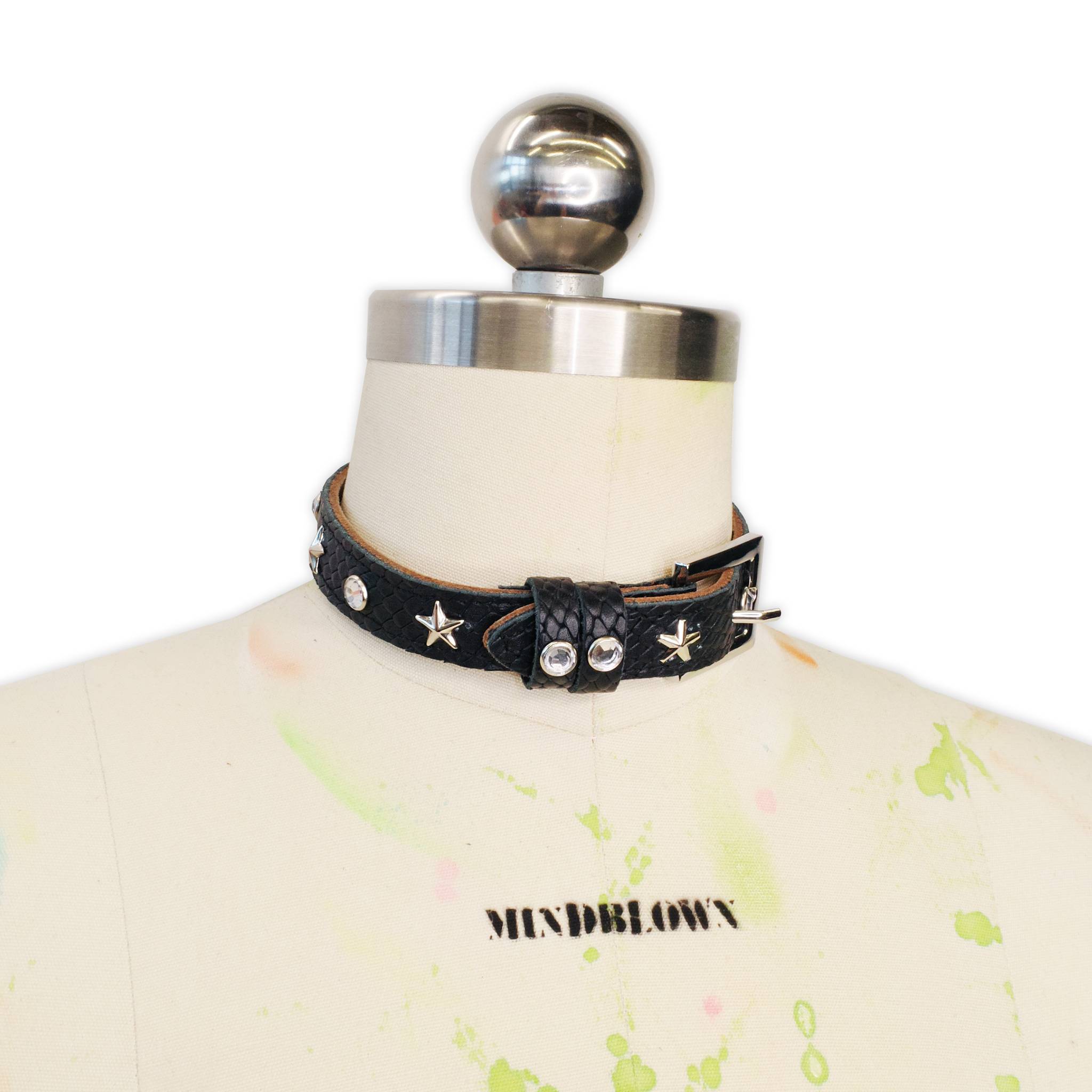 Star Stud Choker Necklace