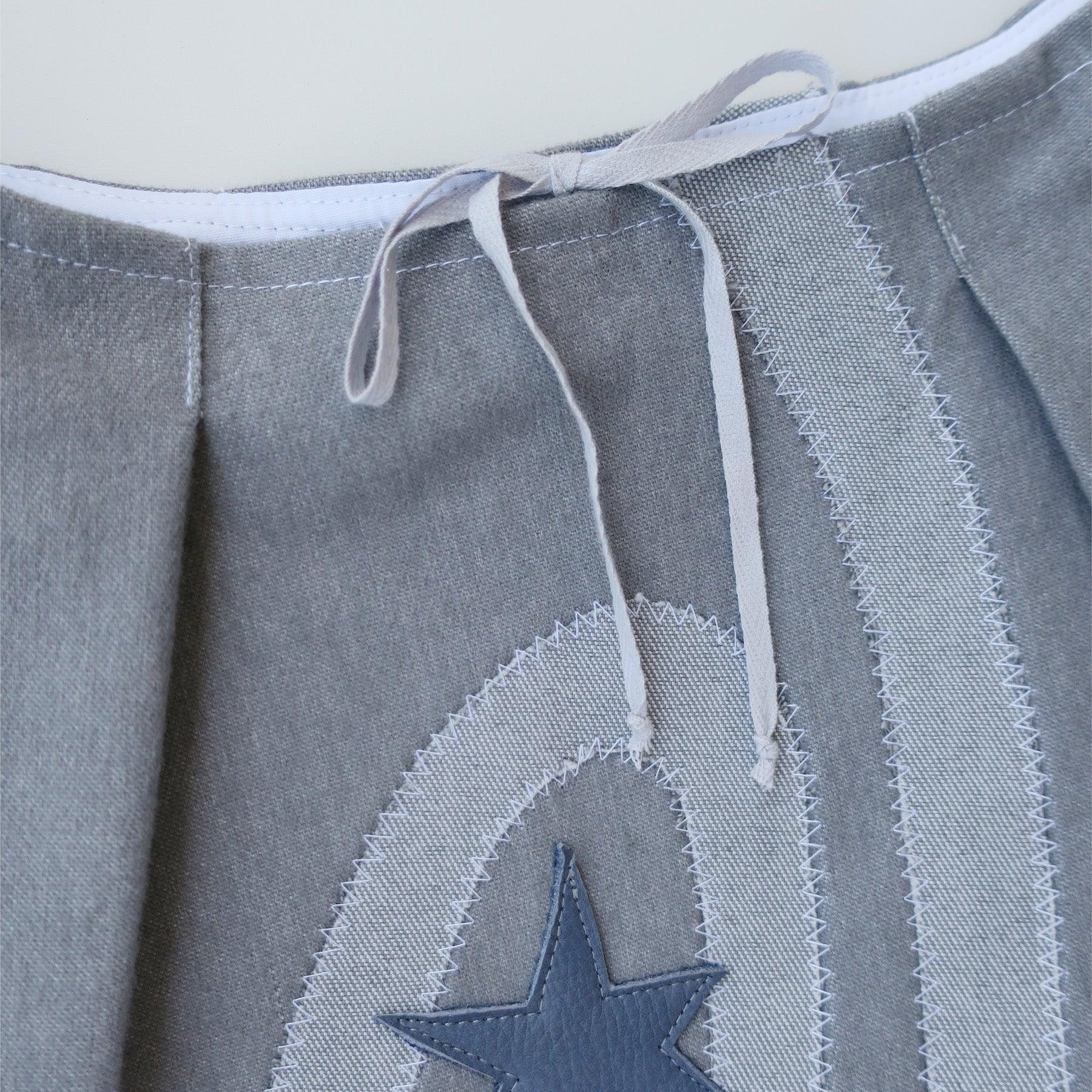 Wirbeltasche in Perlgrau