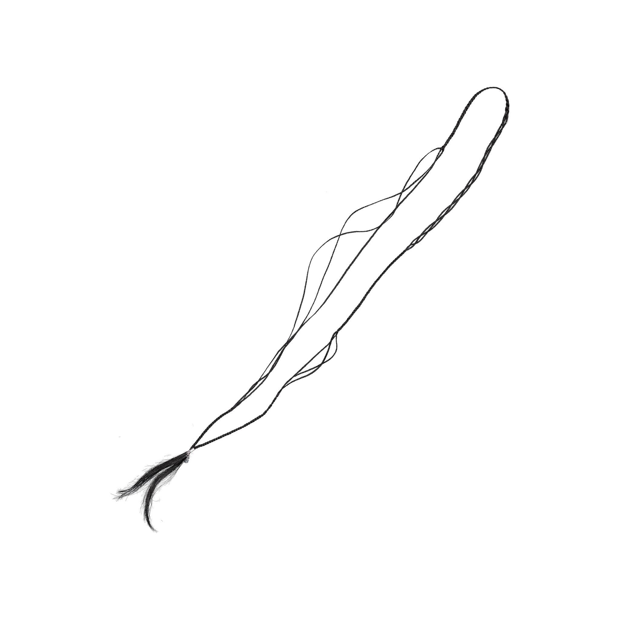 Hairy Scarf Tangled 001 Black