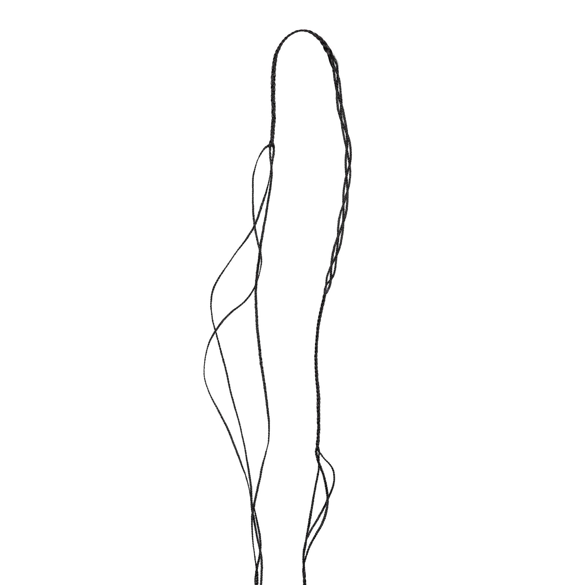 Hairy Scarf Tangled 001 Black