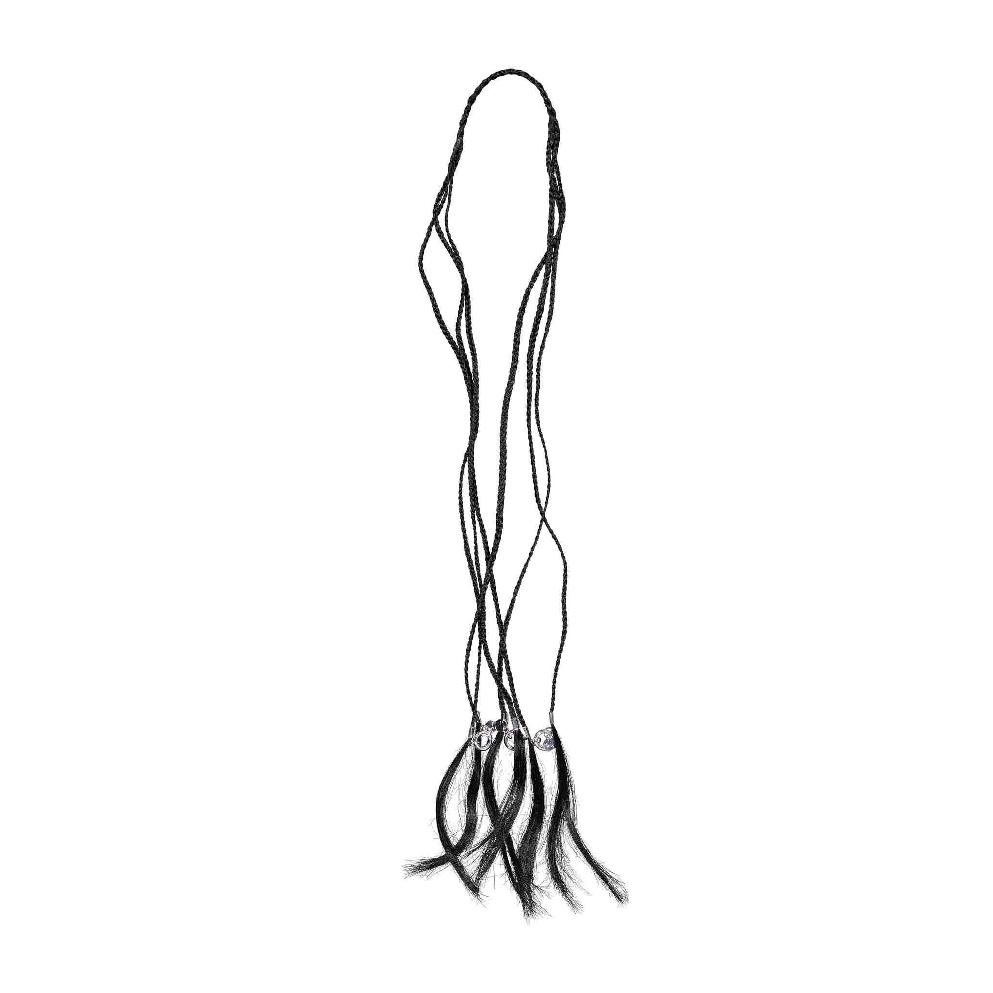 Hairy Scarf Tangled 002 Black