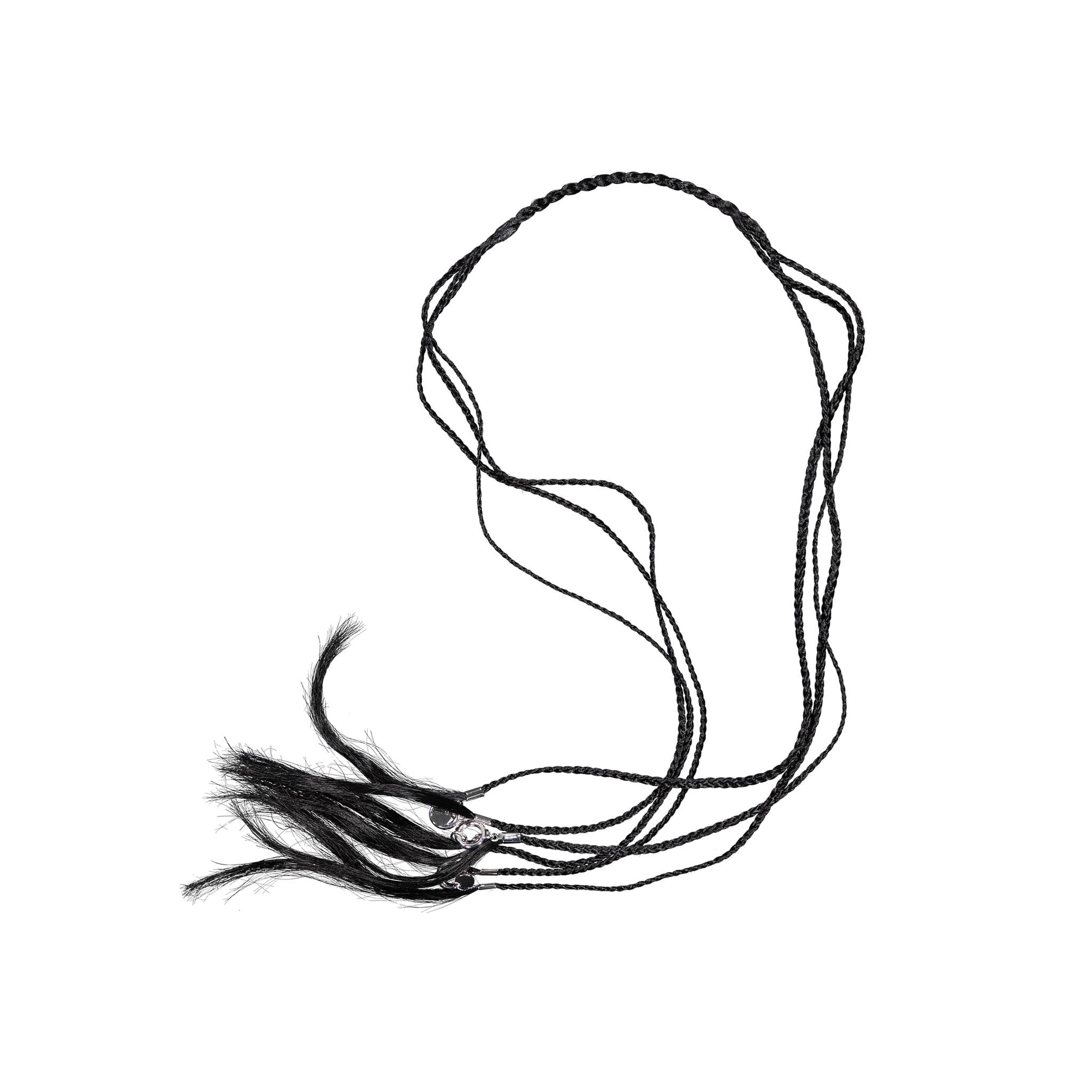 Hairy Scarf Tangled 002 Black