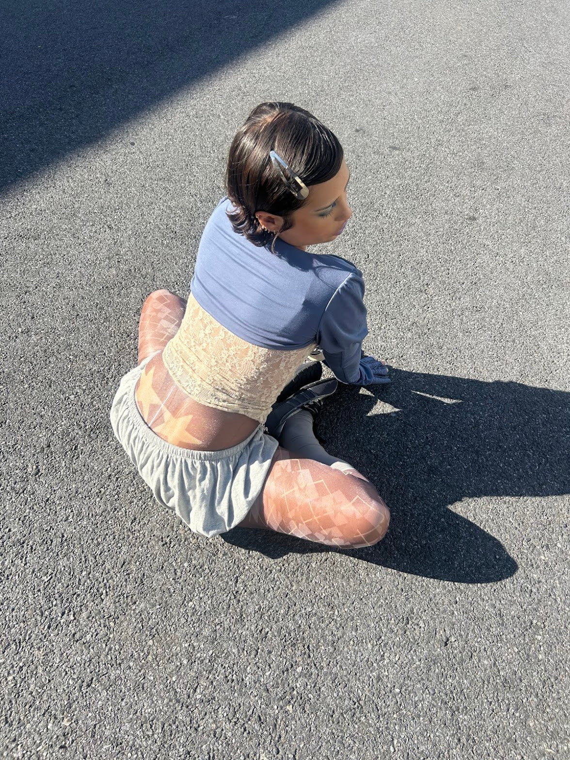 스타 차일드 아가일 시어 타이츠