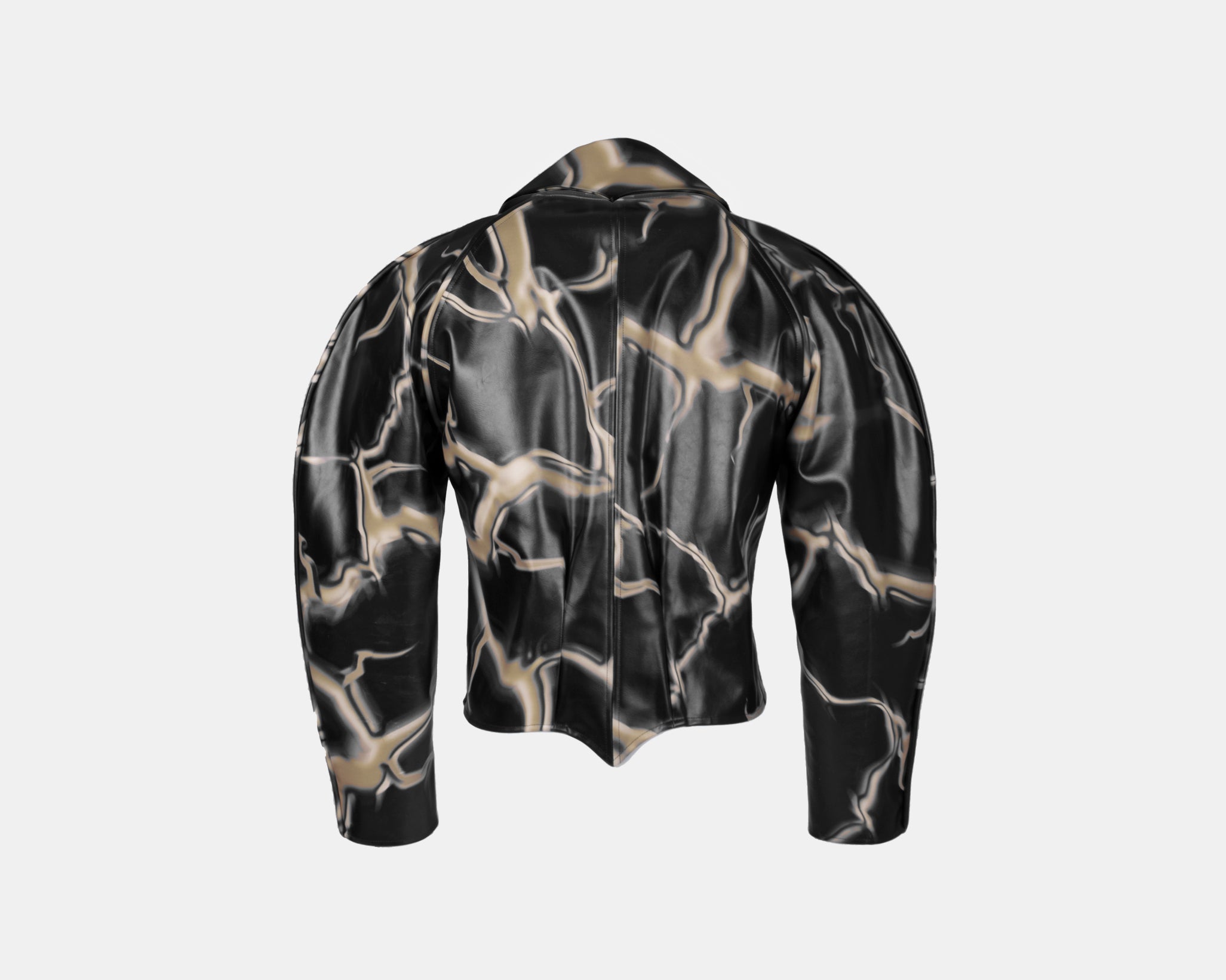 베인스 가죽 재킷