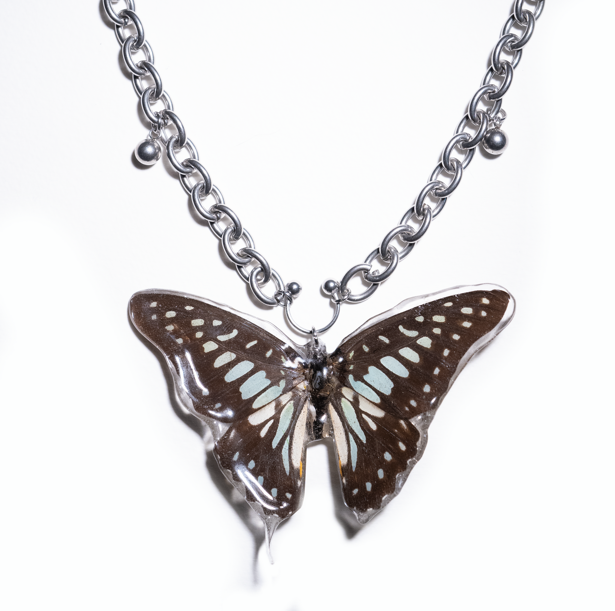 Weighted Chain Butterfly Necklace