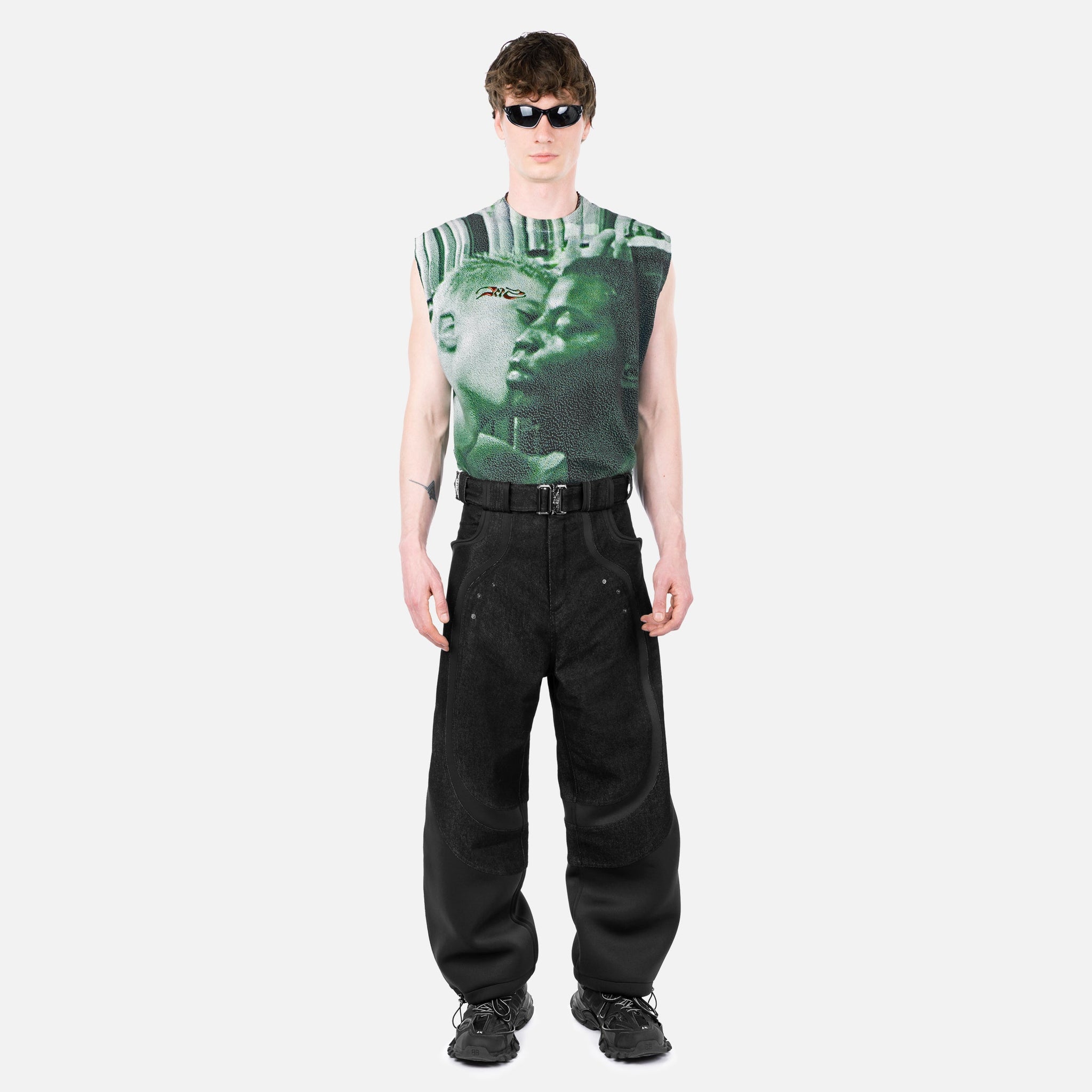 Werk Denim Pants in Black