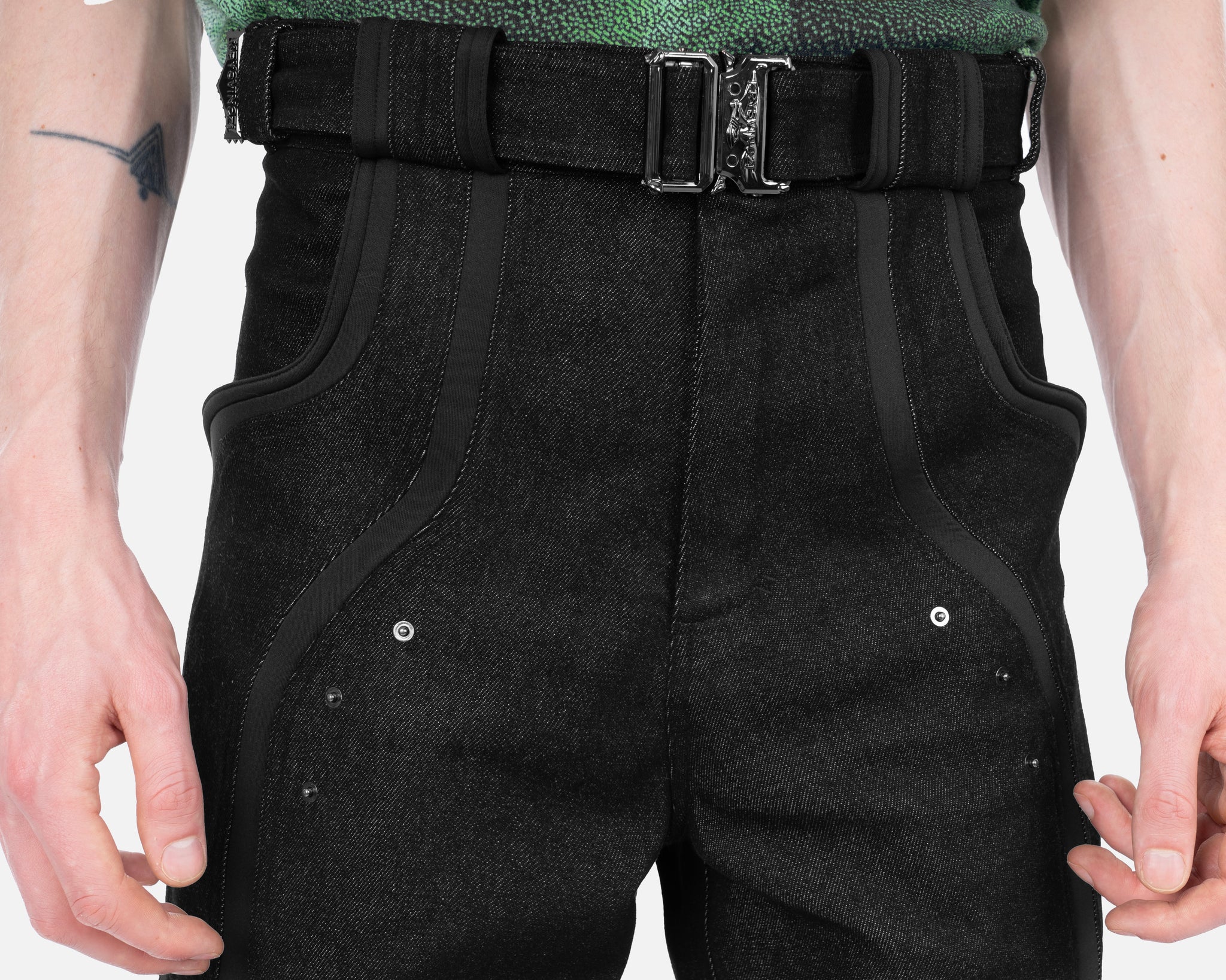 Werk Denim Pants in Black