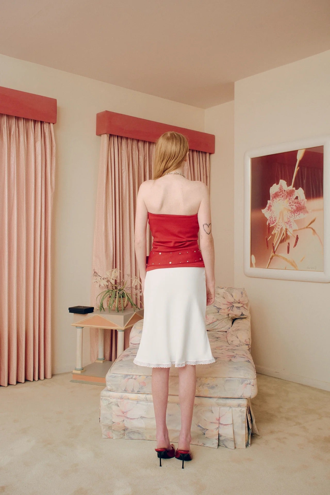 White Lie Midi Skirt