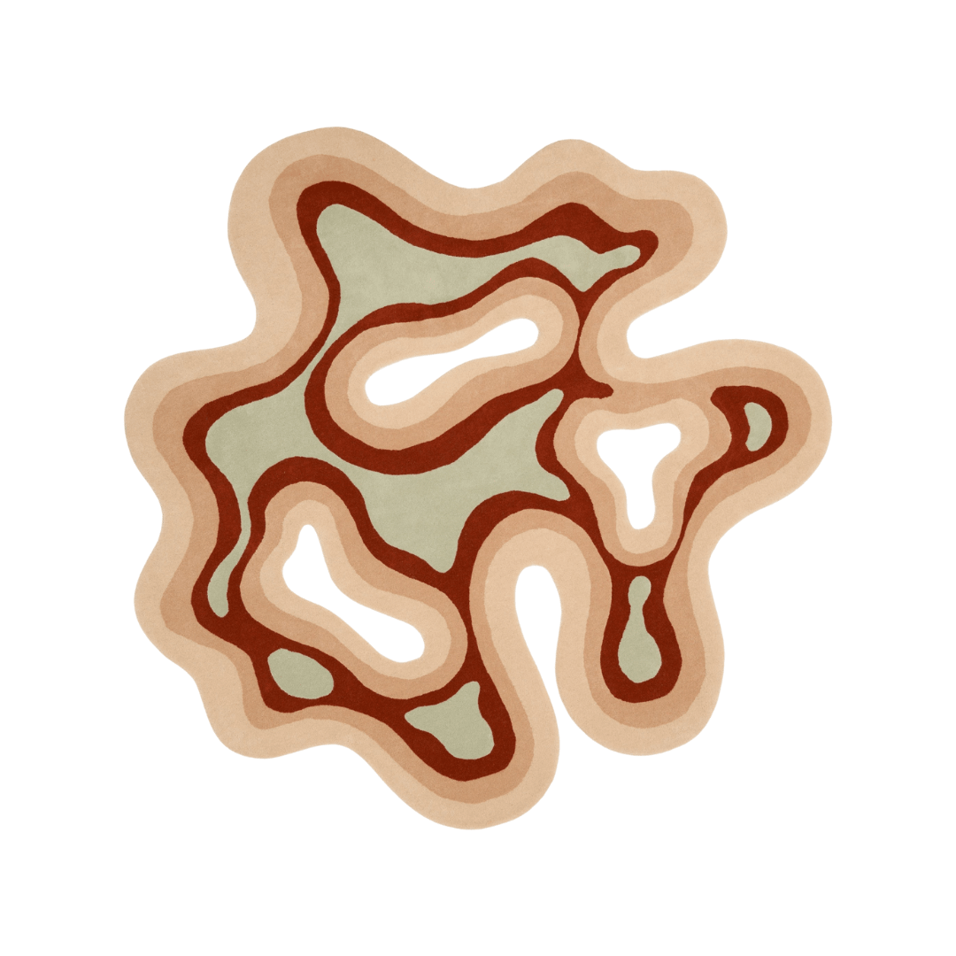 The Valley Rug in Lichen