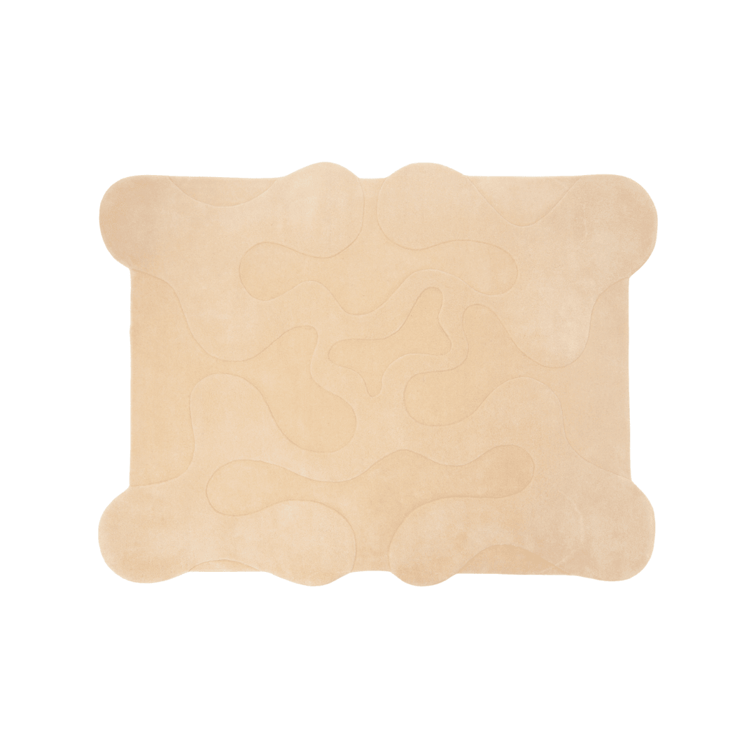 Der Oops-Teppich – Puder