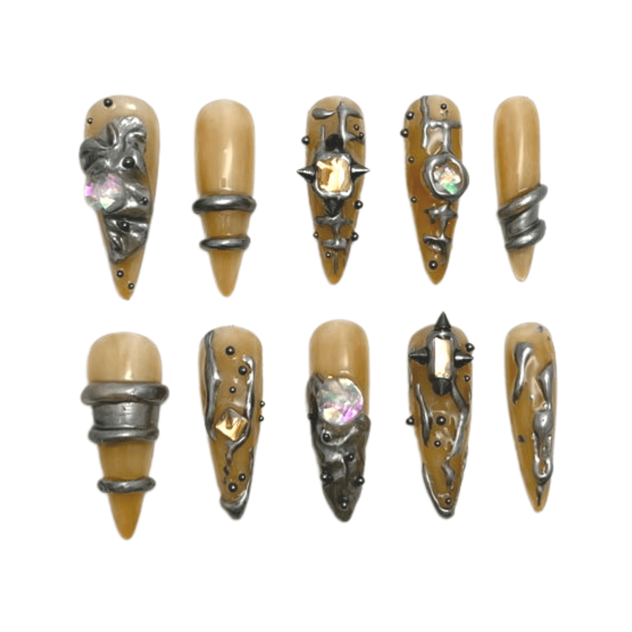 Chromatisches Nagelset