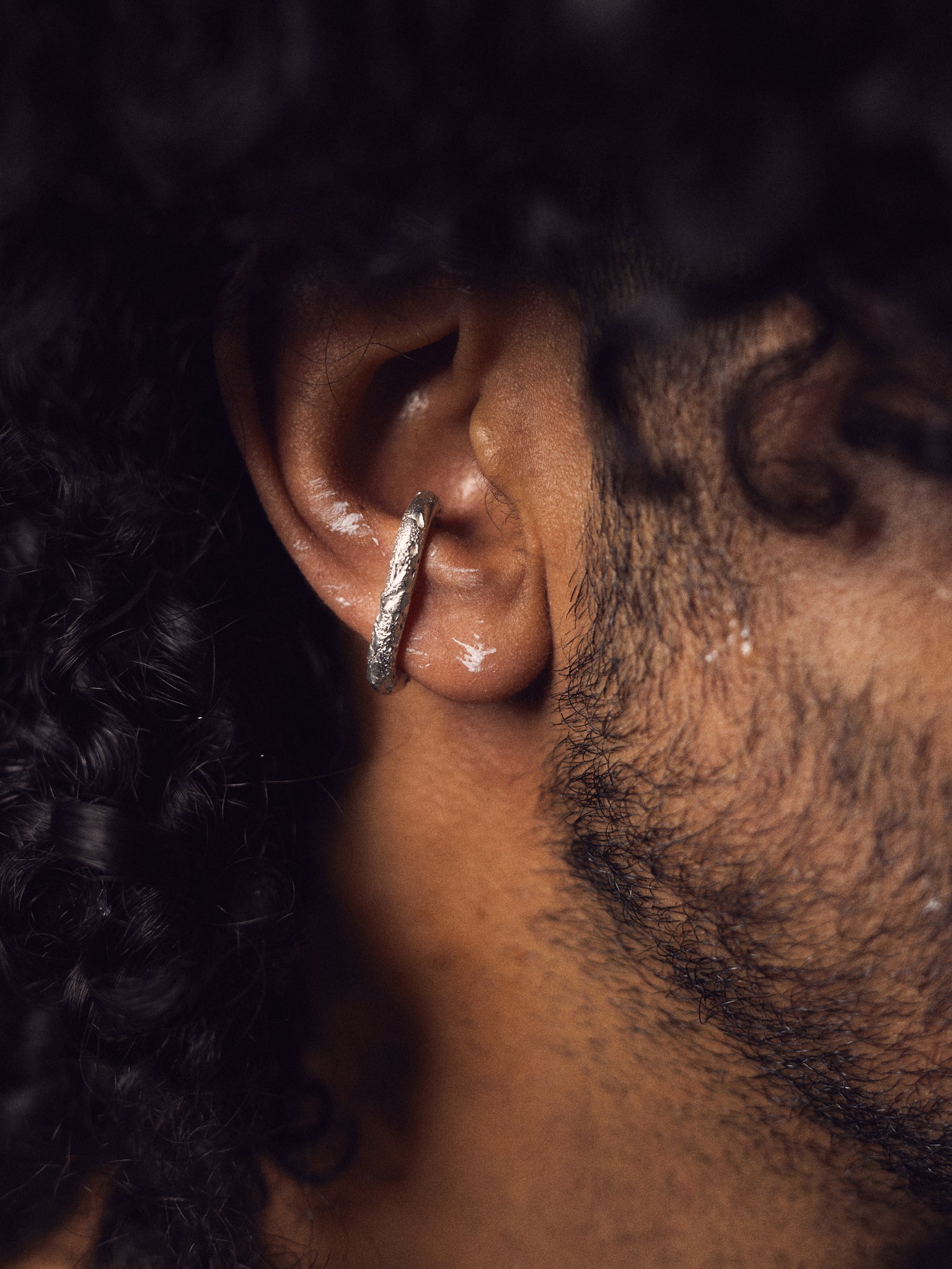 Corroded Link Ear Cuff
