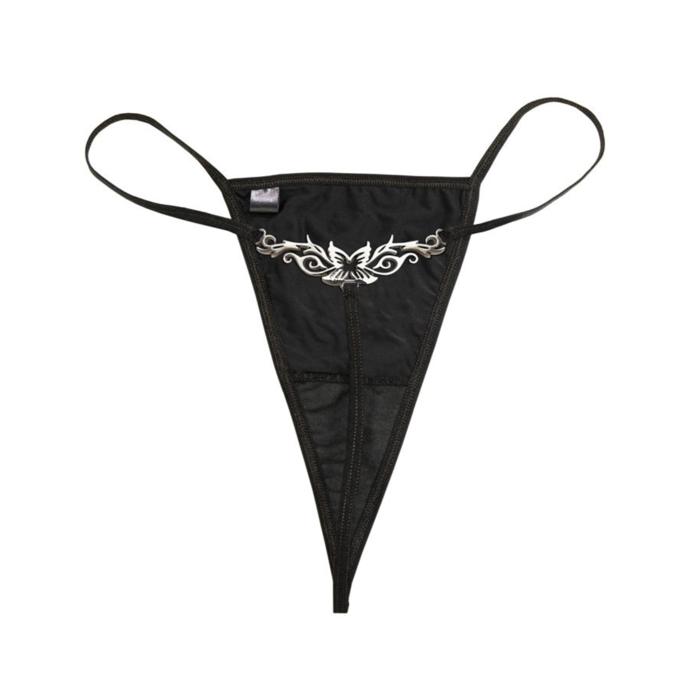 Black Butterfly Tattoo Thong