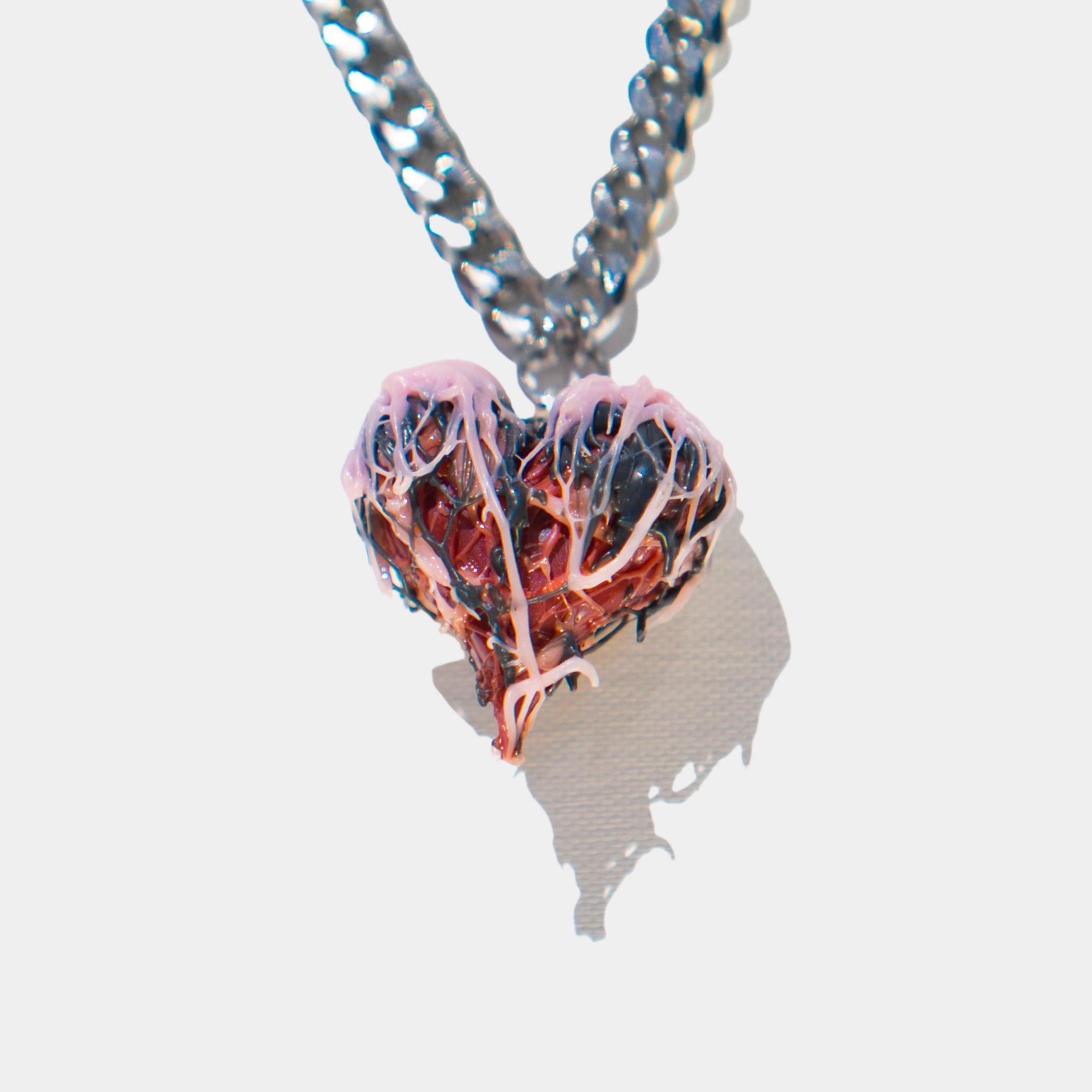 Candied Bleeding Heart Necklace
