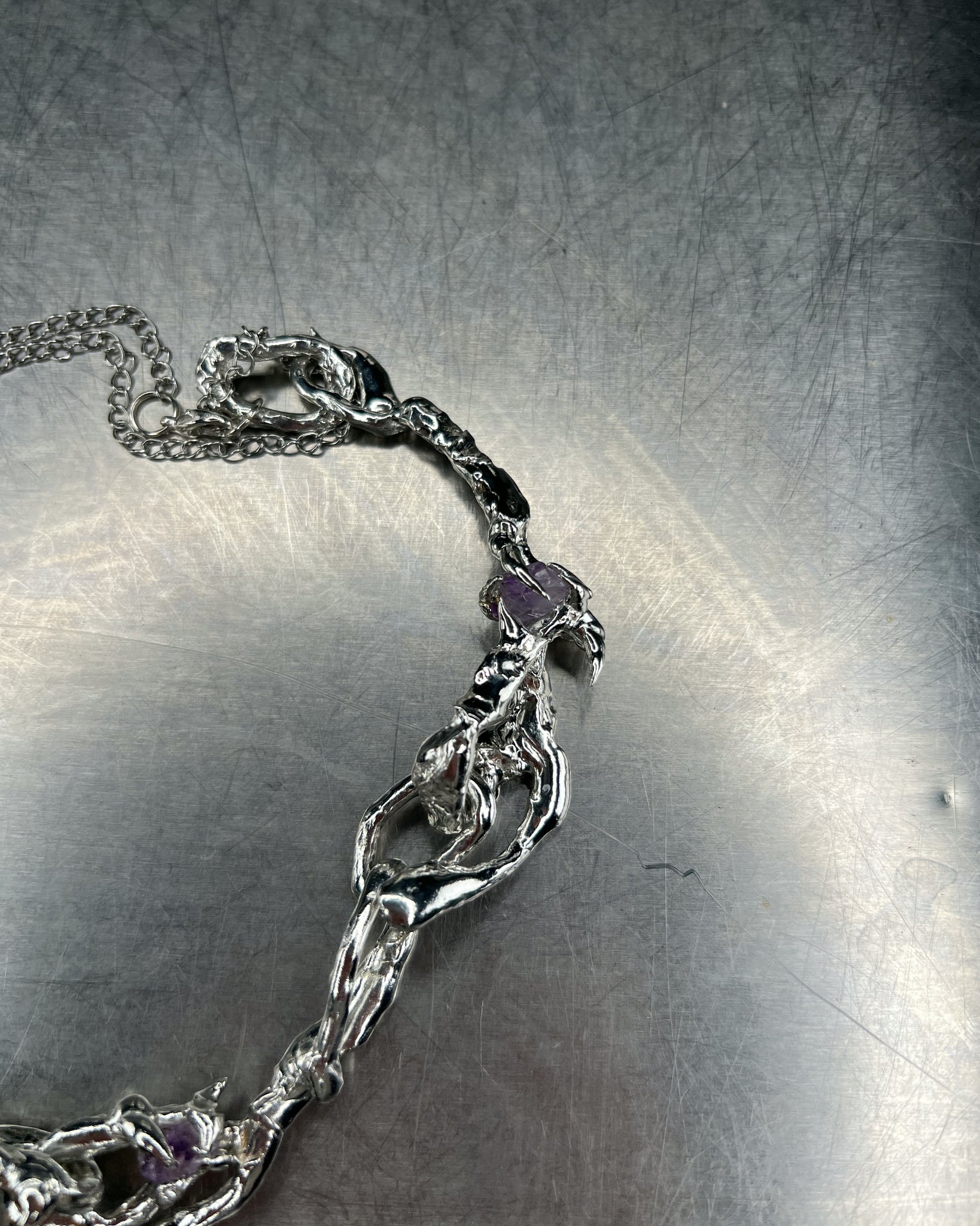 난초 / Orchid Necklace