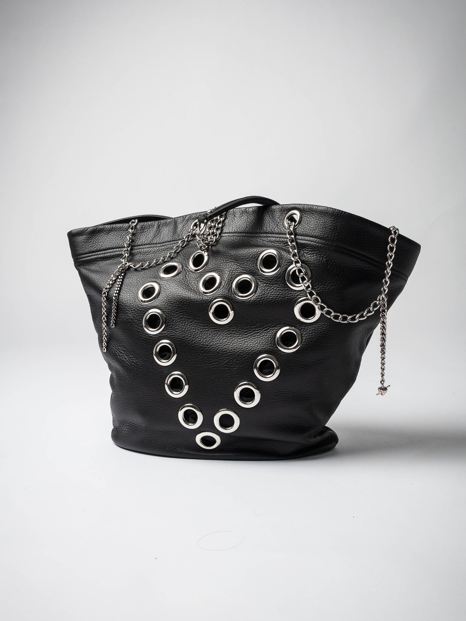 Heartbreak Leather Basket Bag