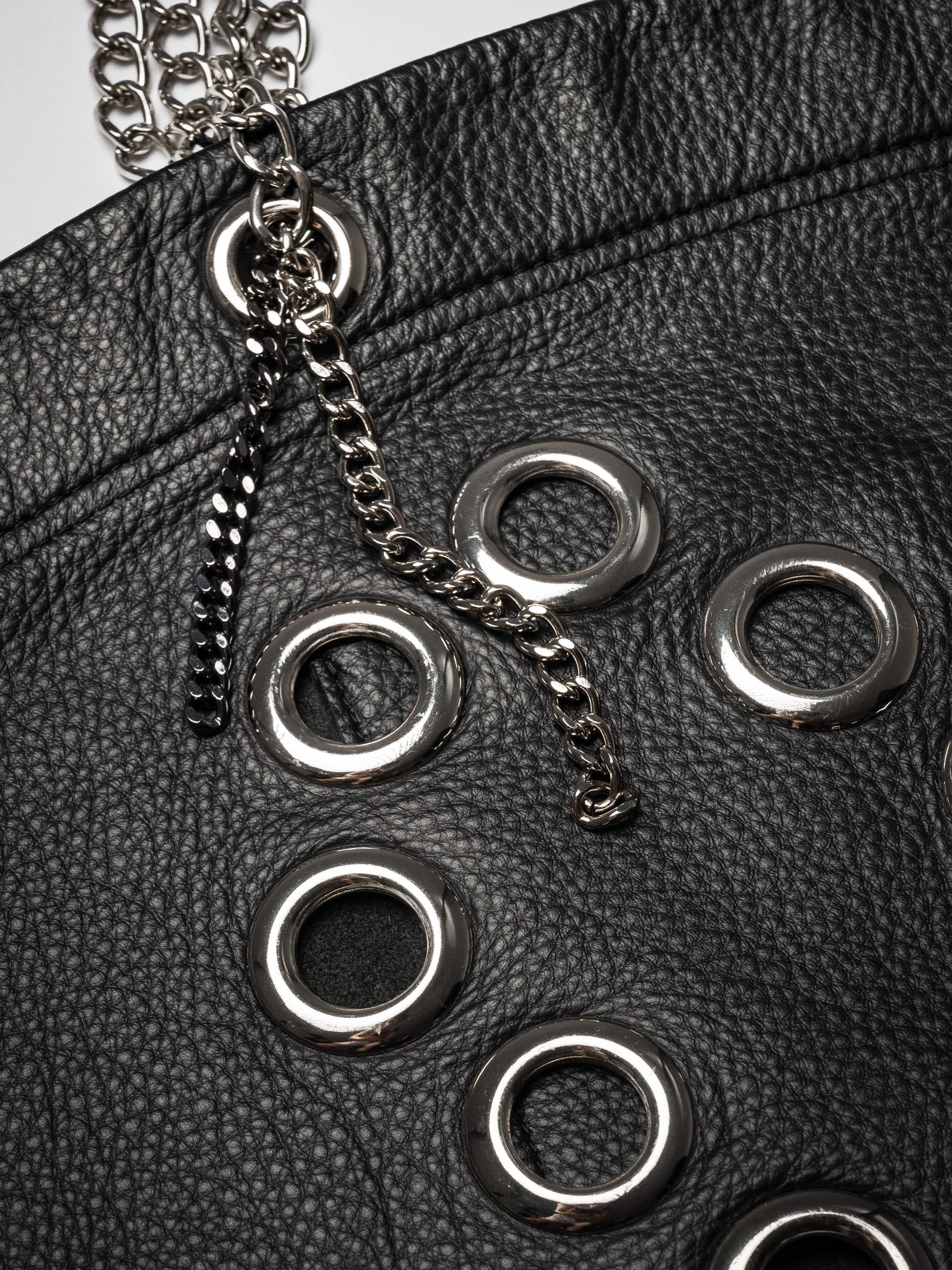 Heartbreak Leder-Korbtasche