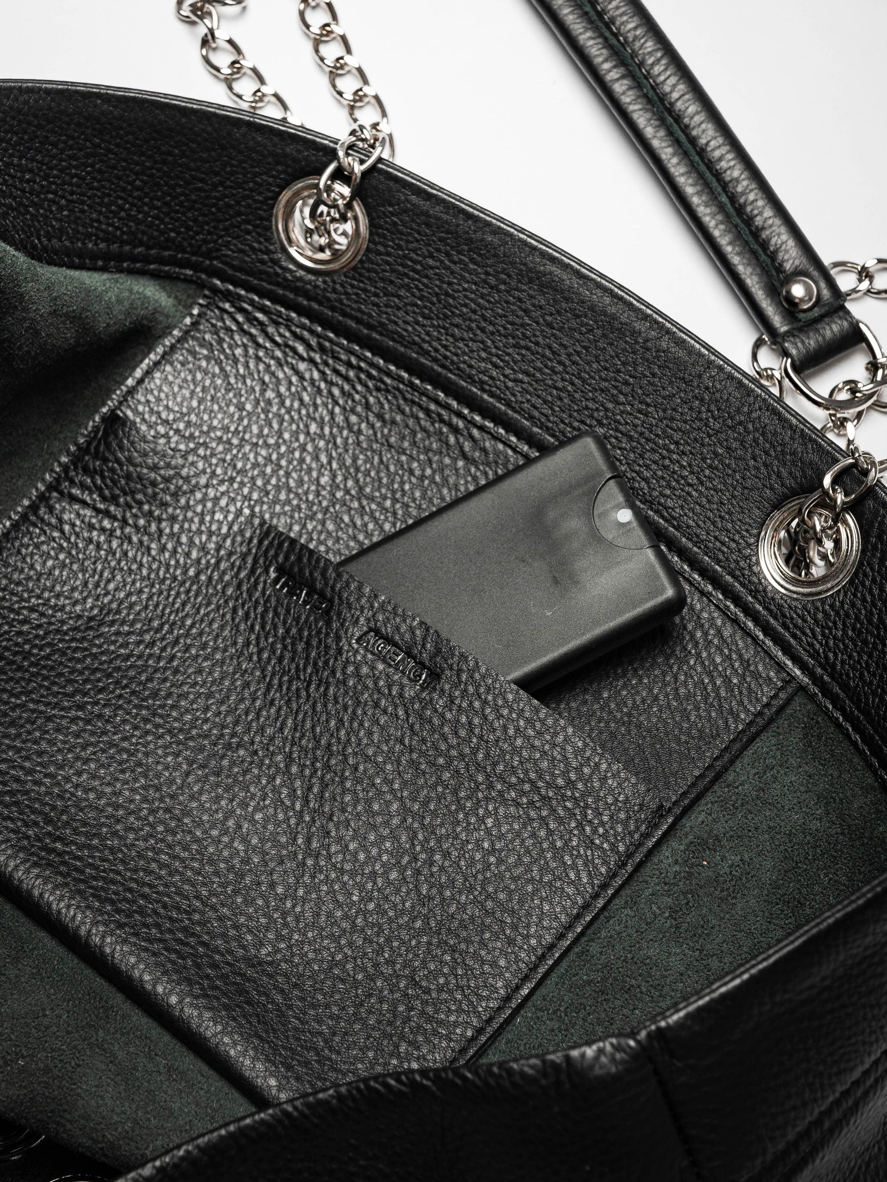 Heartbreak Leder-Korbtasche