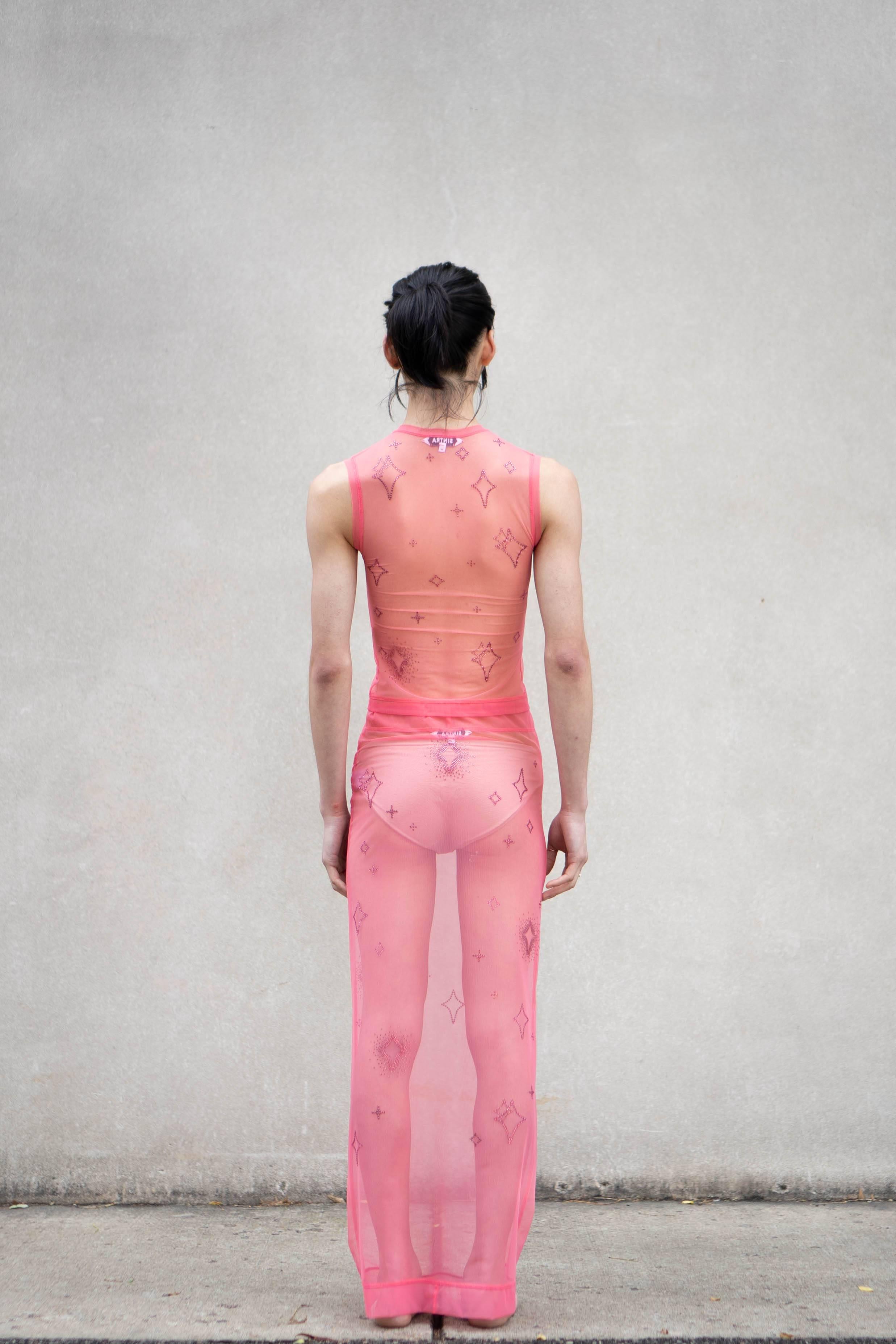 메시 핫픽스 스포츠 스커트