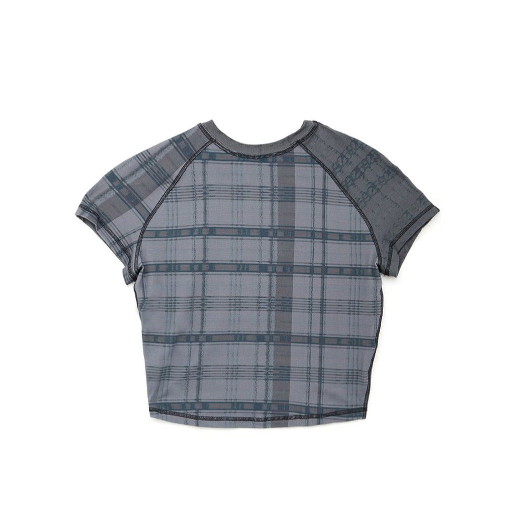Graues Wende-Baby-T-Shirt