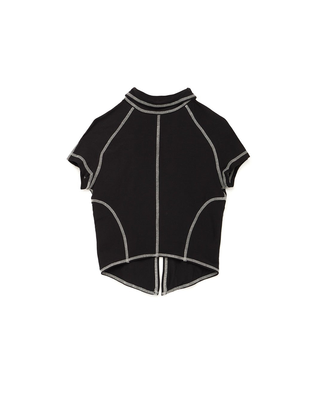 Black Prefix Short Sleeve Top