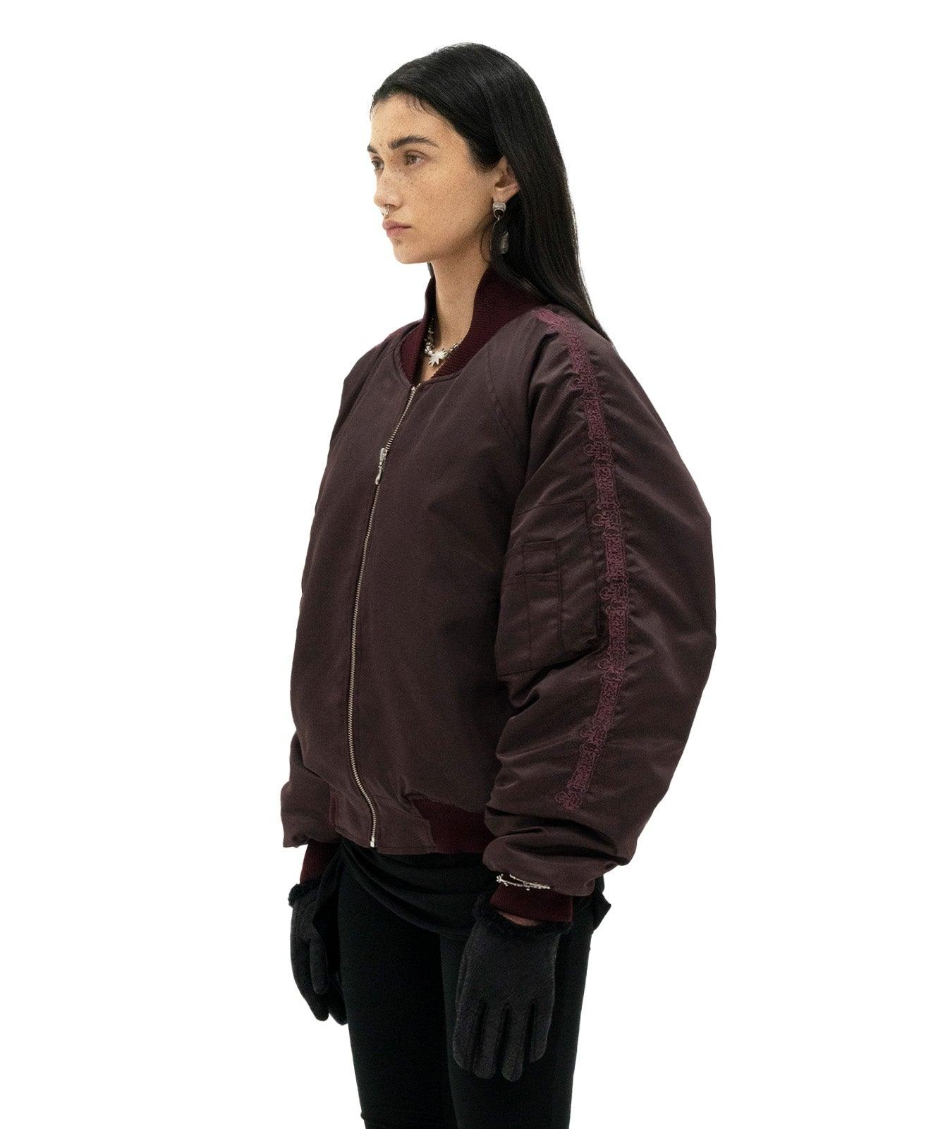 자수 봄버 재킷