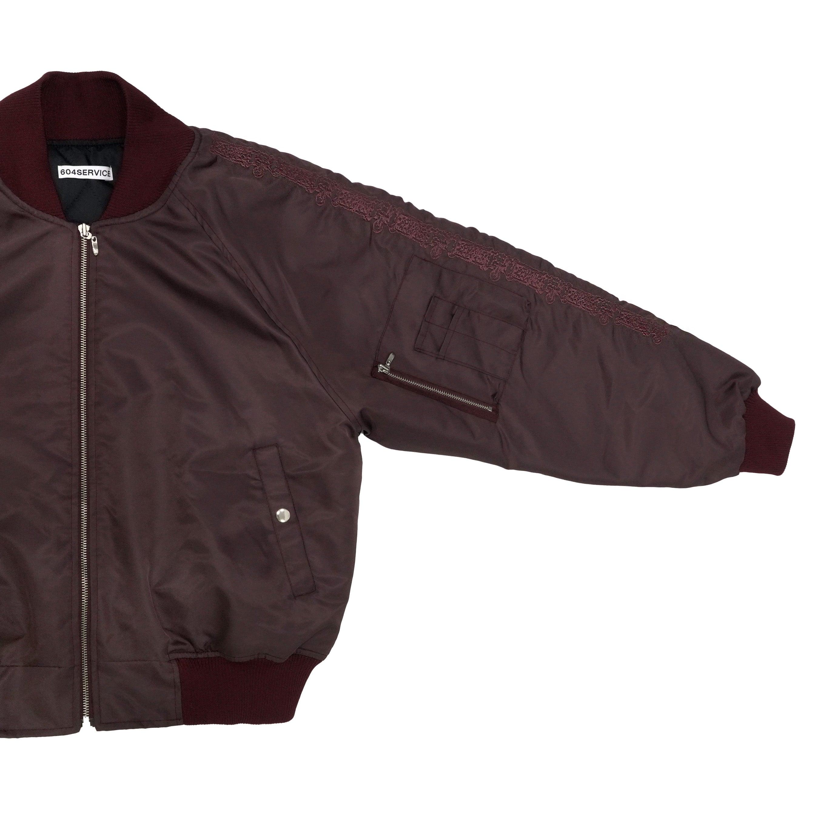 자수 봄버 재킷