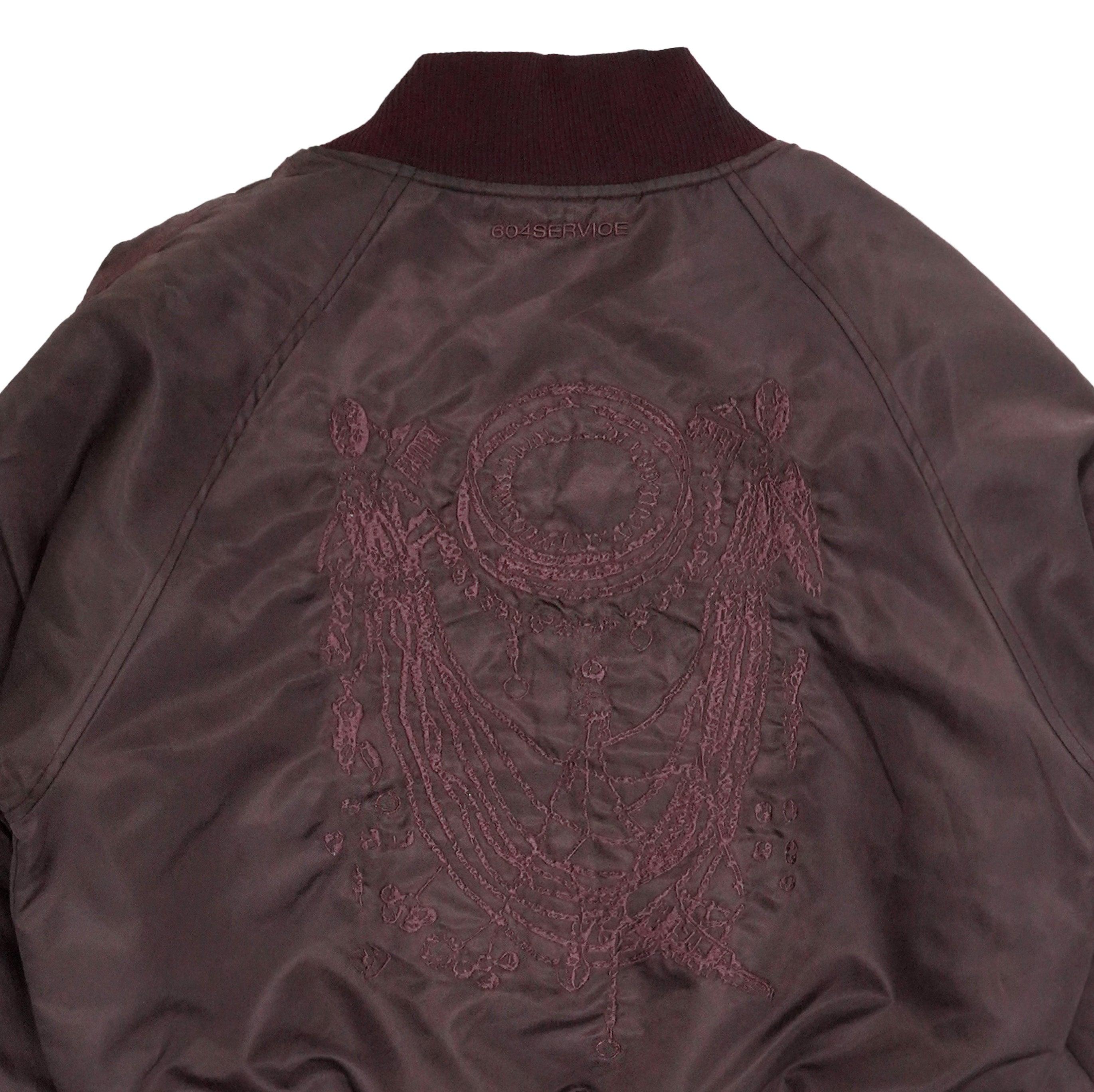 자수 봄버 재킷