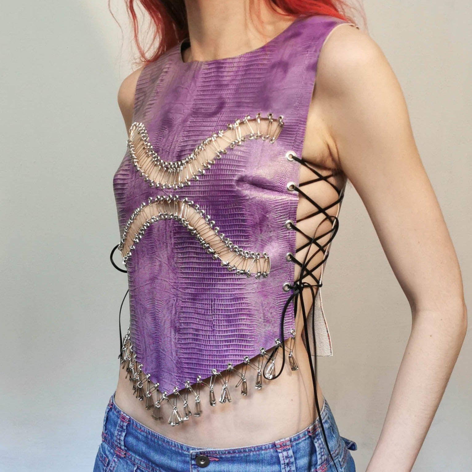 Purple Reptile Breastplate