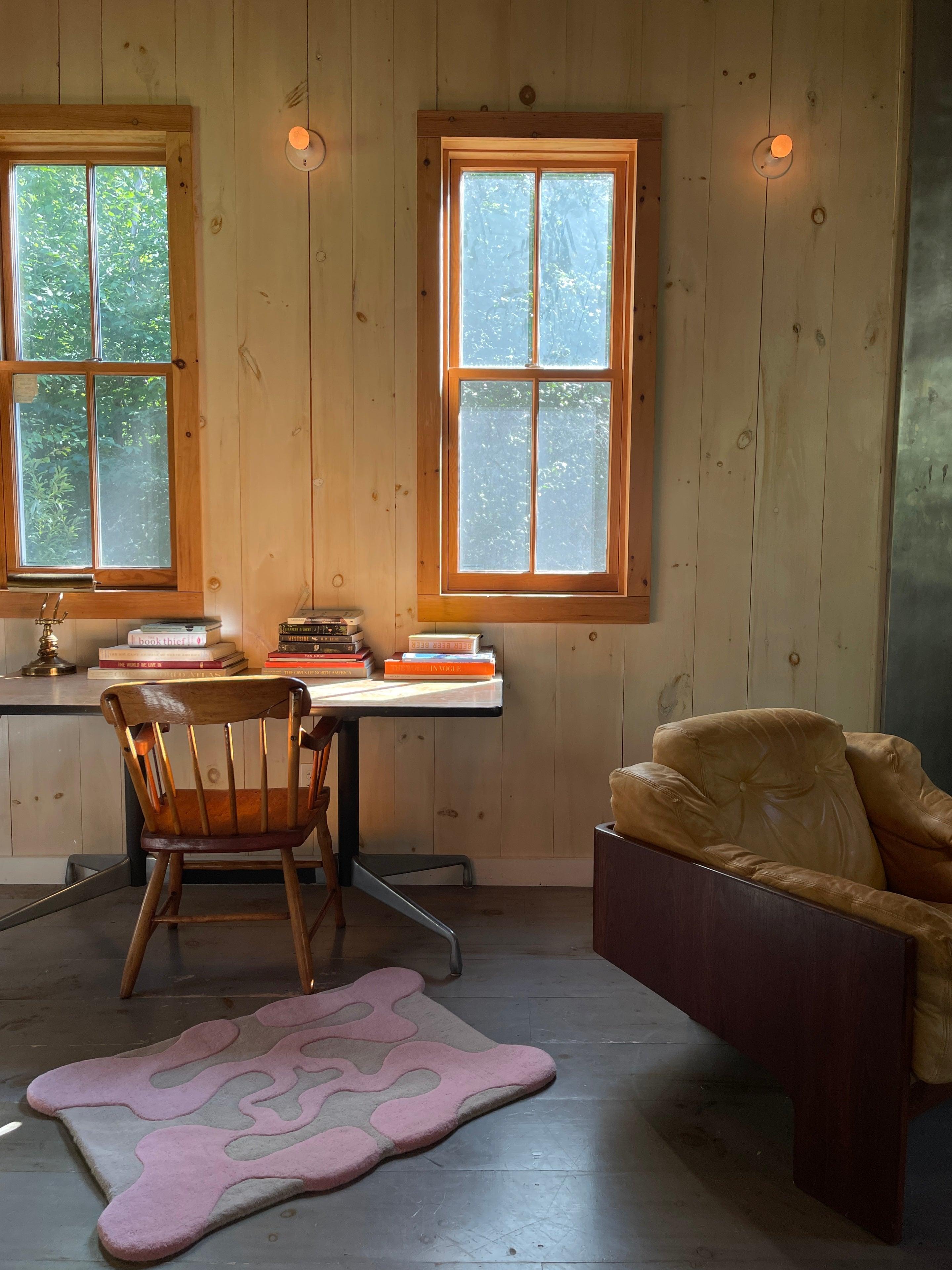 Der Oops-Teppich – Puder