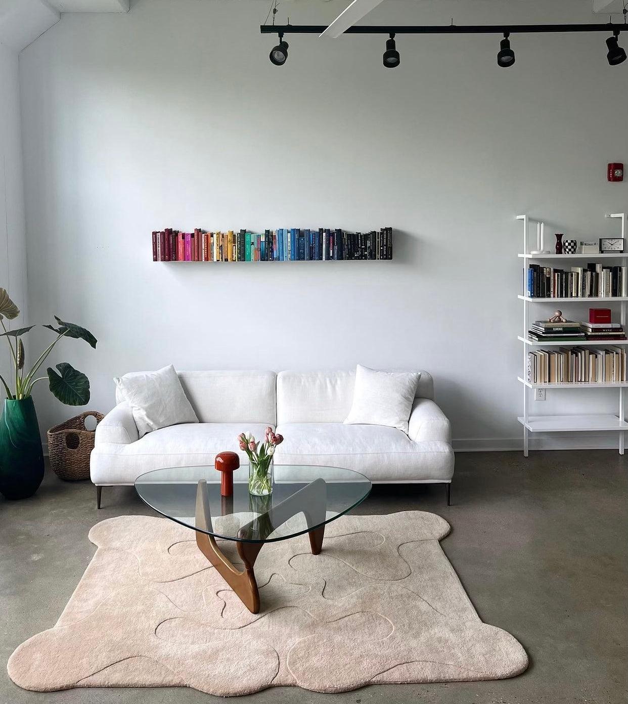 Der Oops-Teppich – Puder