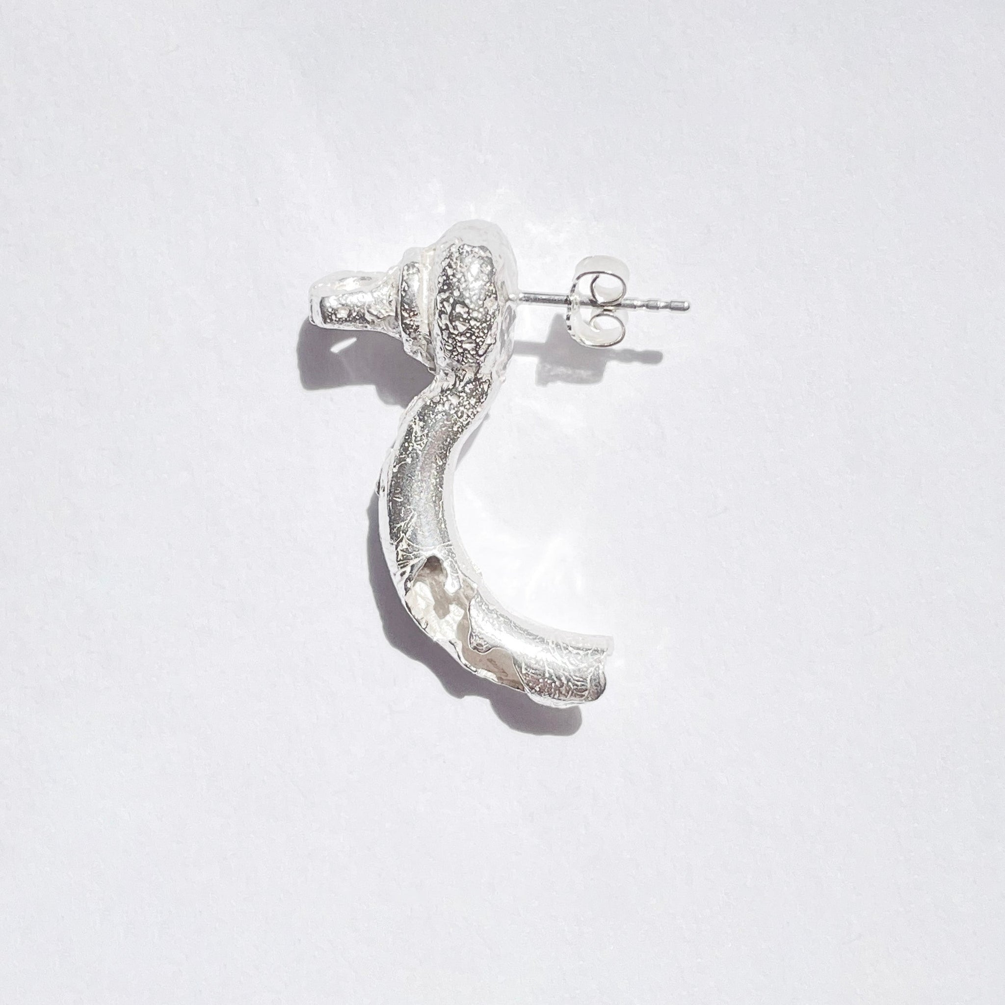 Corroded Shackle Earring