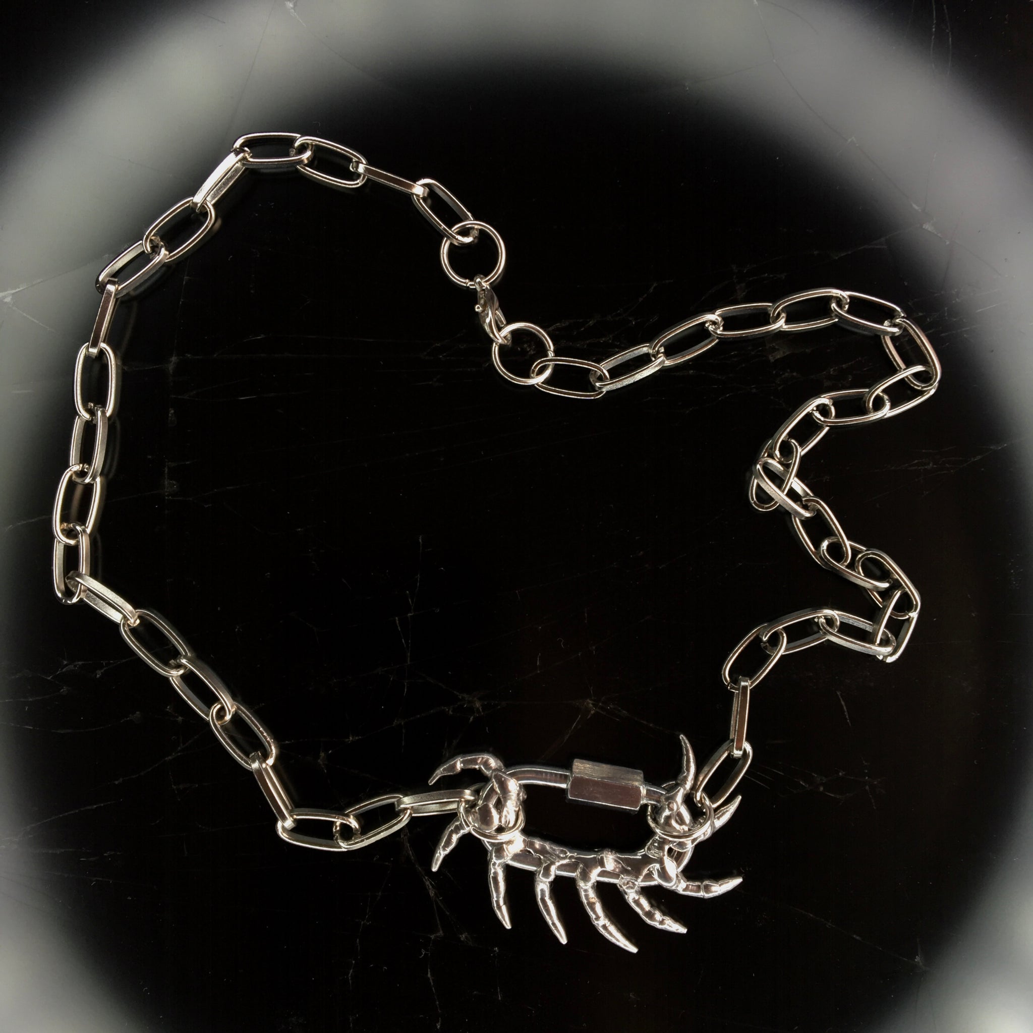 Small Oval Carabiner Necklace