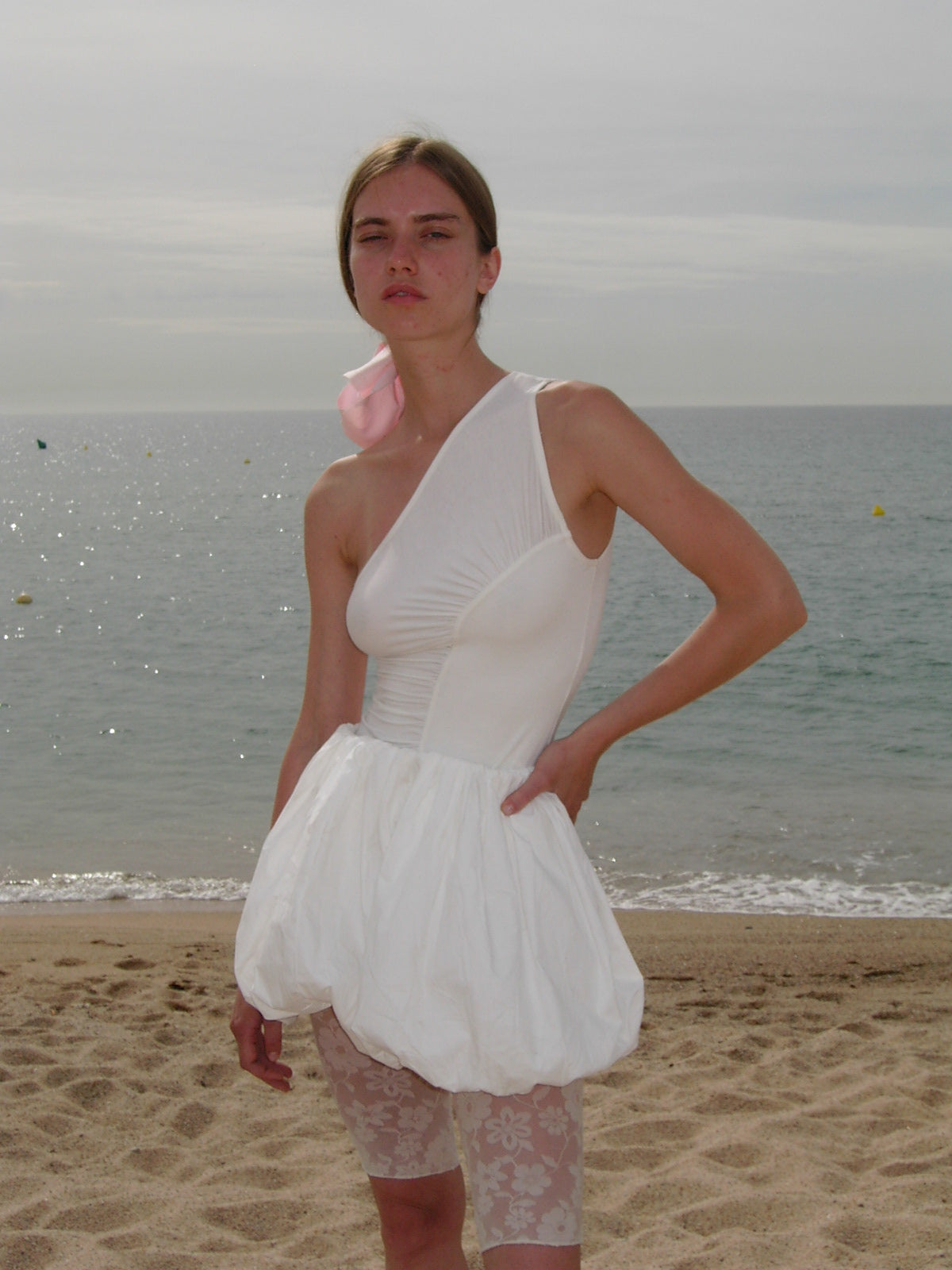 上質通販サイト L´aube blanc Waist Drape Balloon skirt