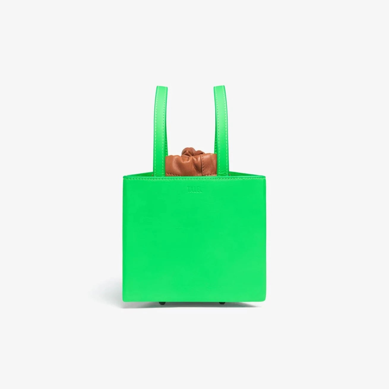 Triangle Bag Medium in Neon Green