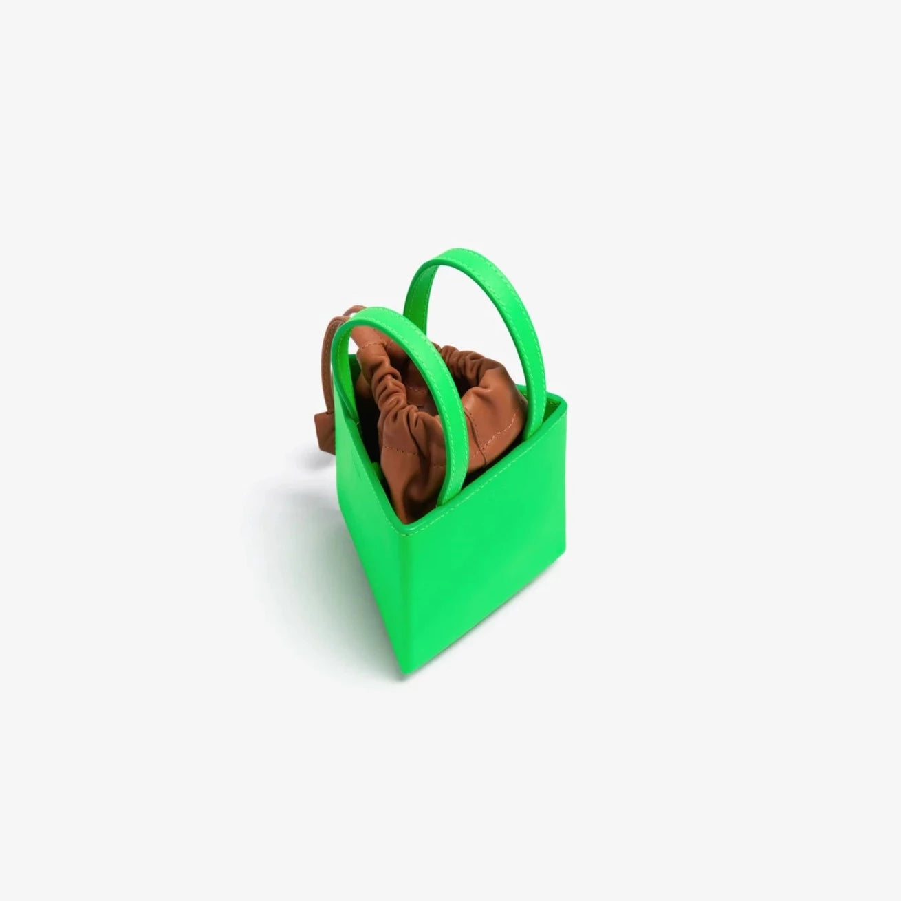 Triangle Bag Mini - Neon Green