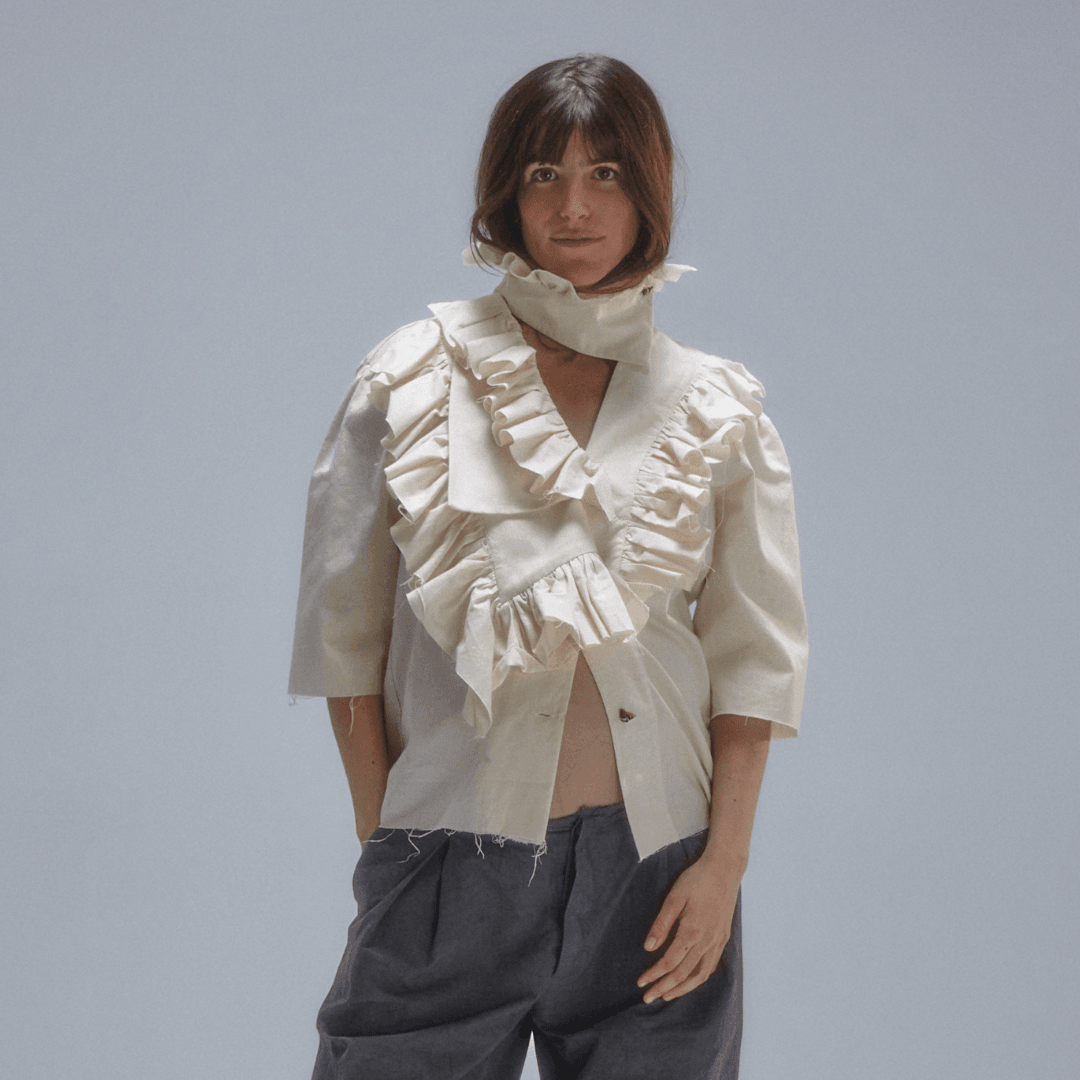 러플 셔츠