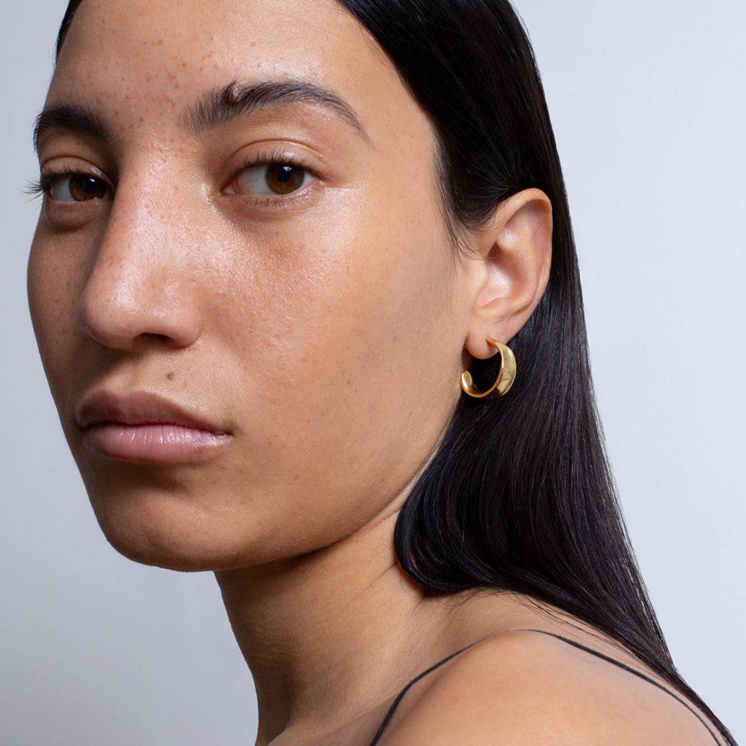 Warp Big Hoop - Vermeil