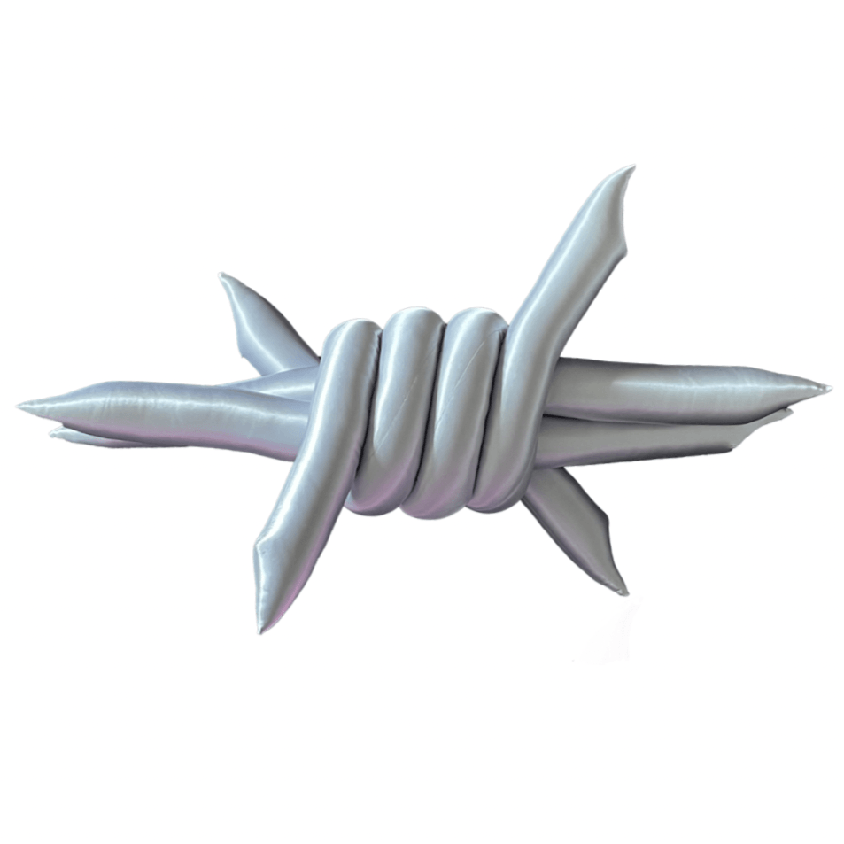 Silberner klassischer Widerhaken