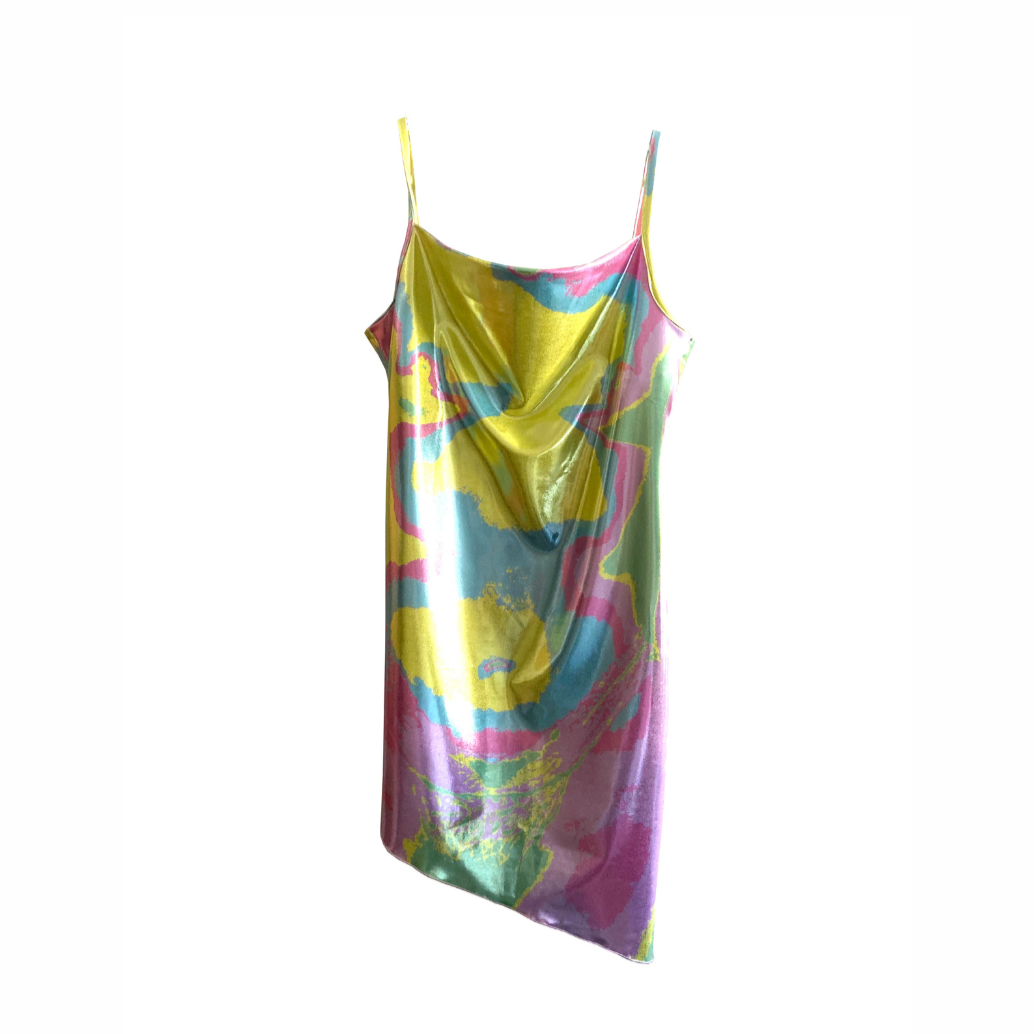 Slip-Kleid mit flüssigem Körper